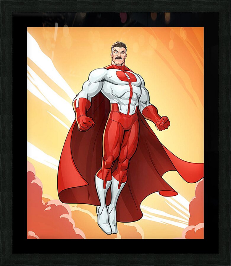 Invincible 28 Picture Frame print