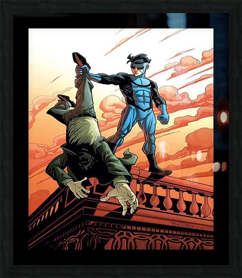 Invincible 32 Picture Frame print