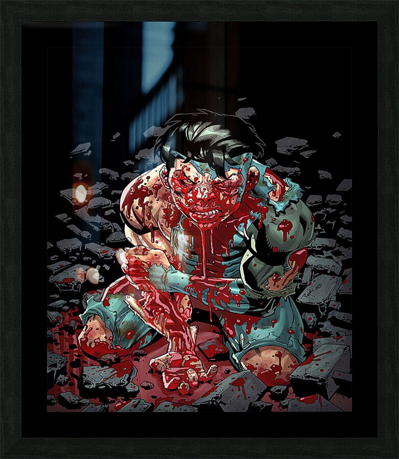 Invincible 37 Picture Frame print