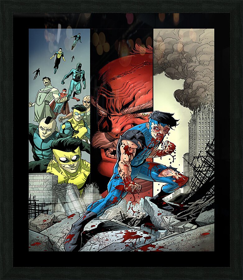Invincible 40 Picture Frame print