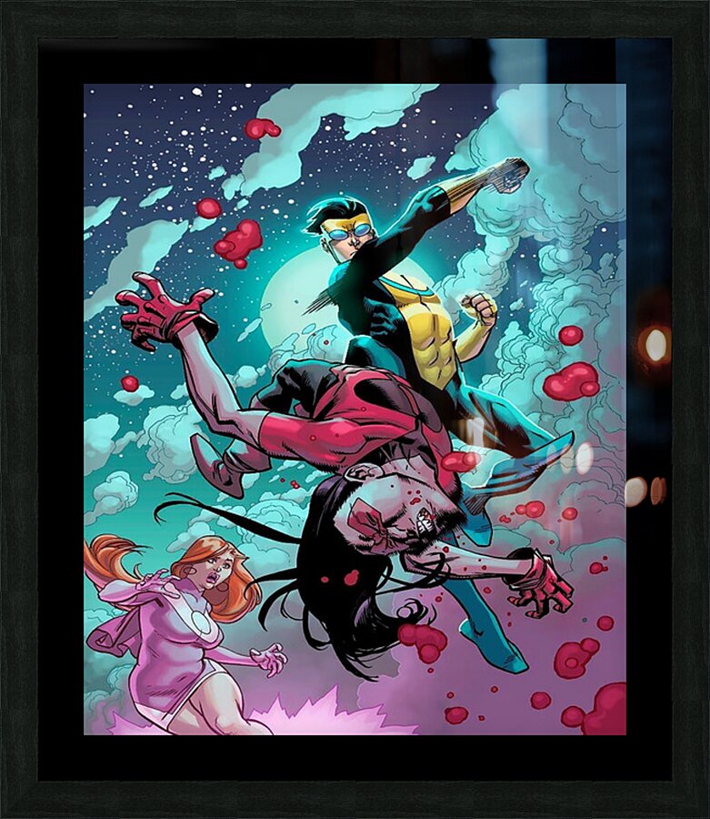 Invincible 45 Picture Frame print
