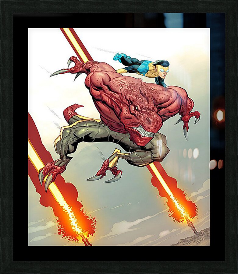 Invincible 47 Picture Frame print