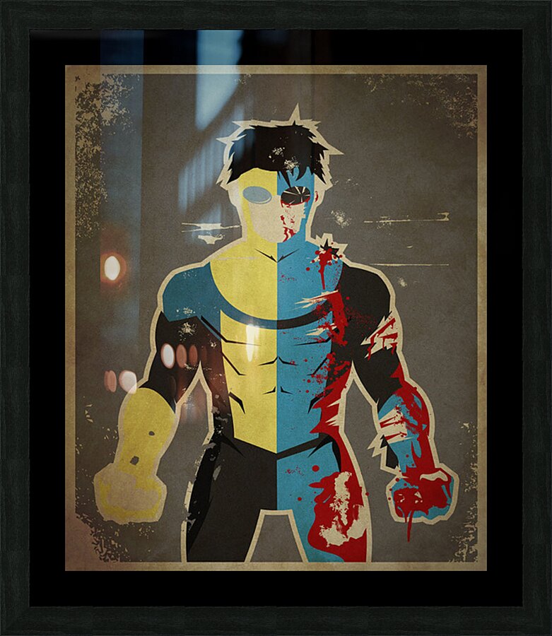 Invincible 48 Picture Frame print