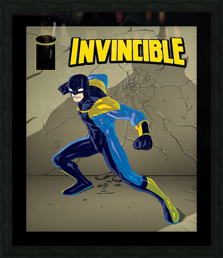 Invincible 50 Picture Frame print