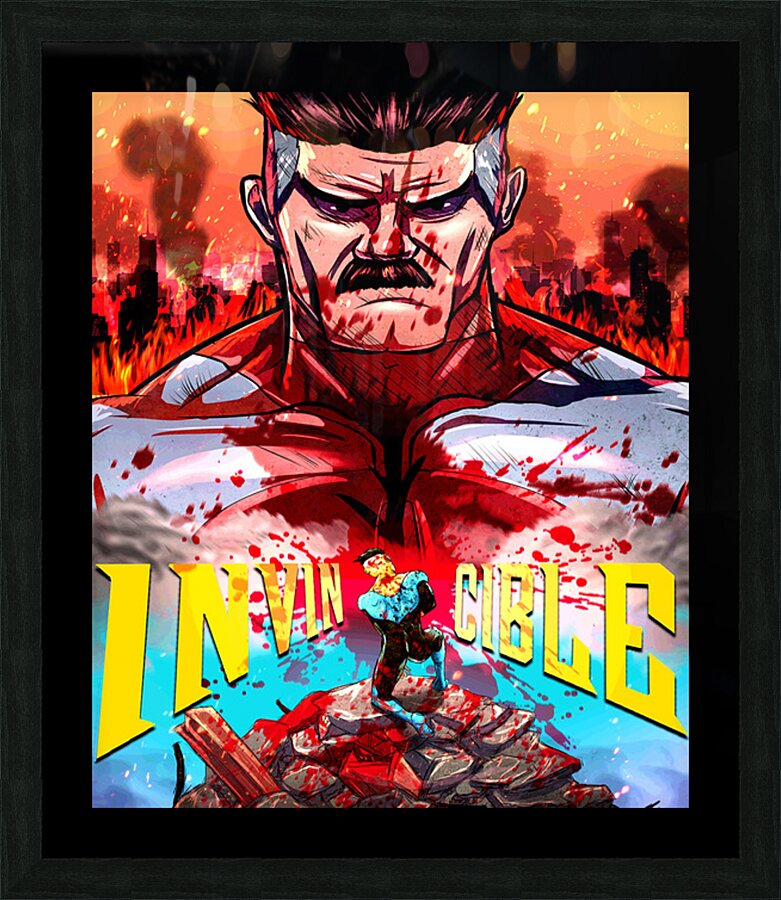 Invincible 53 Picture Frame print