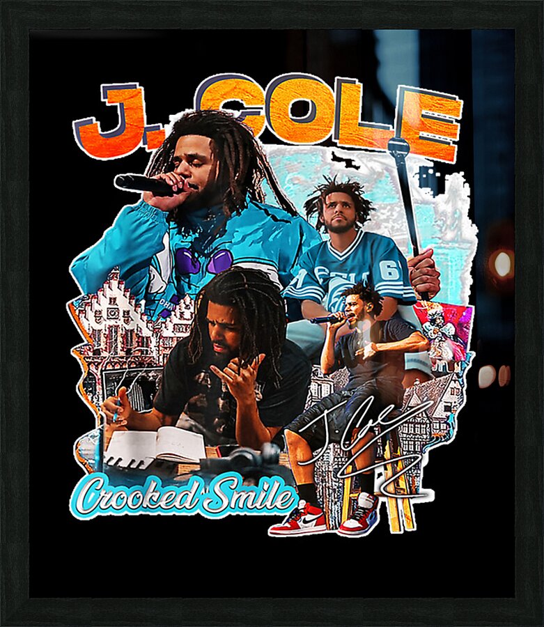 J. Cole 3 Picture Frame print