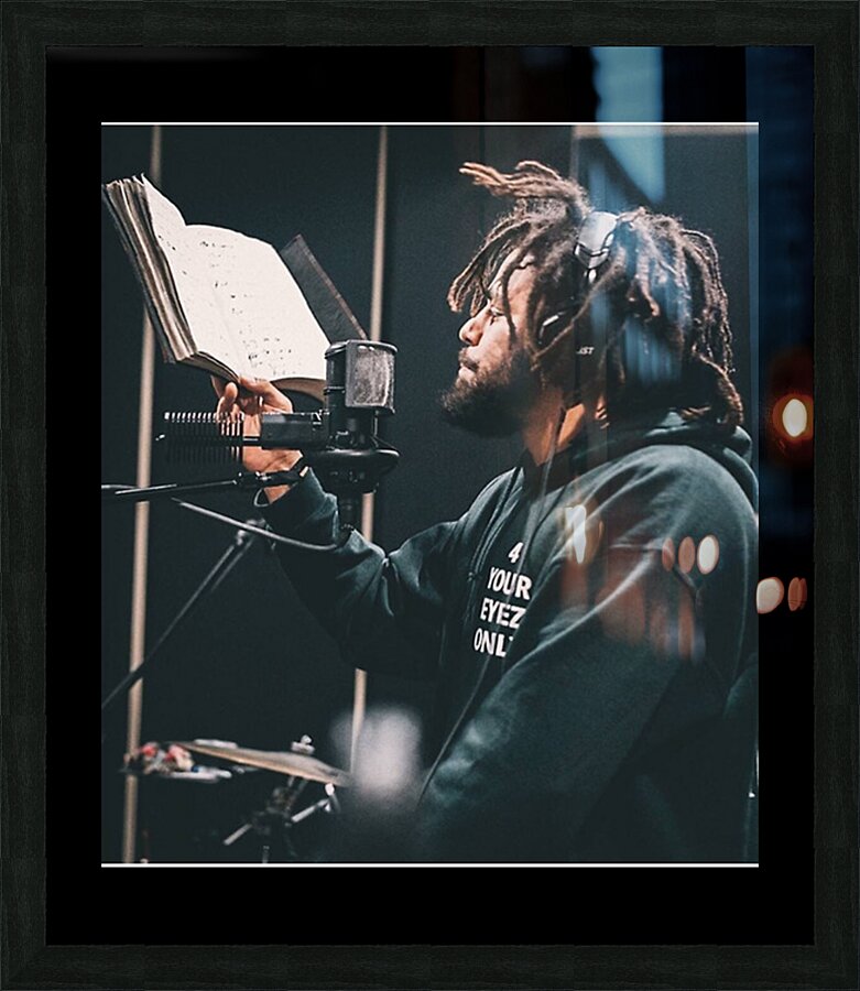 J. Cole 4 Picture Frame print