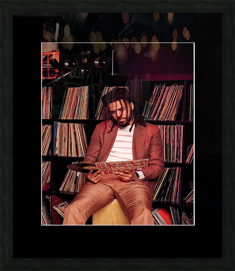 J. Cole 8 Picture Frame print