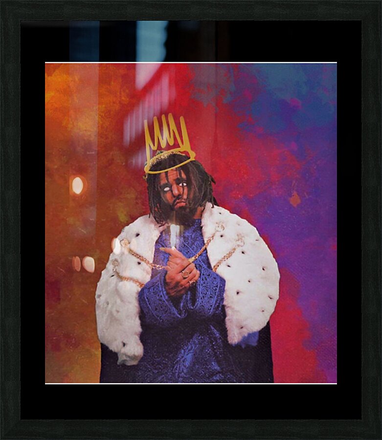 J. Cole 12 Picture Frame print