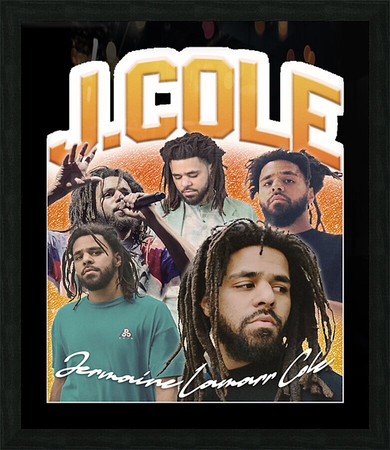 J. Cole 13 Picture Frame print