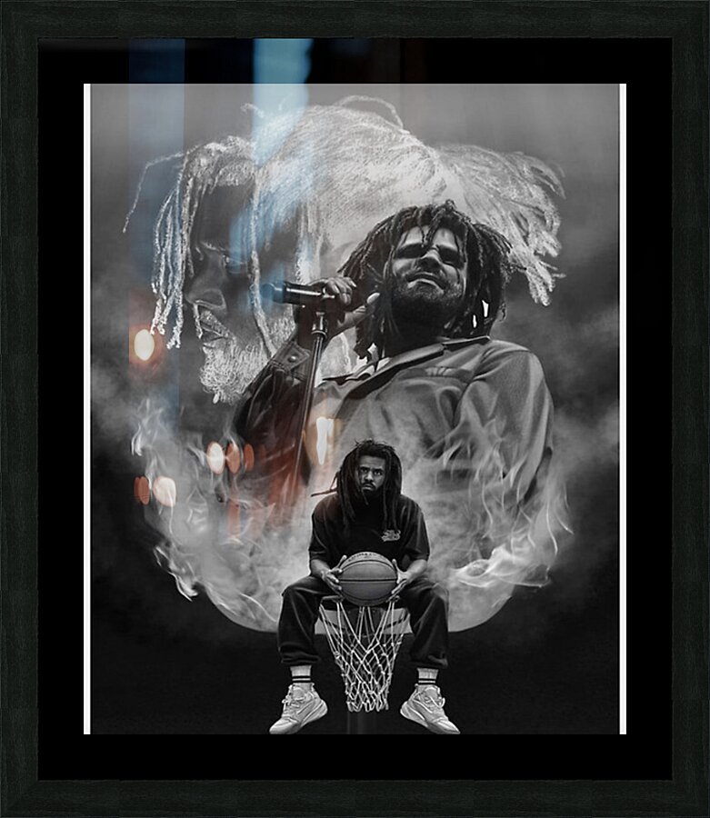 J. Cole 15 Picture Frame print