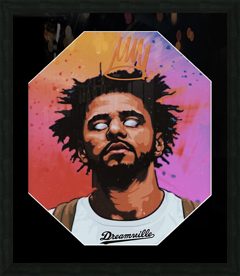 J. Cole 18 Picture Frame print