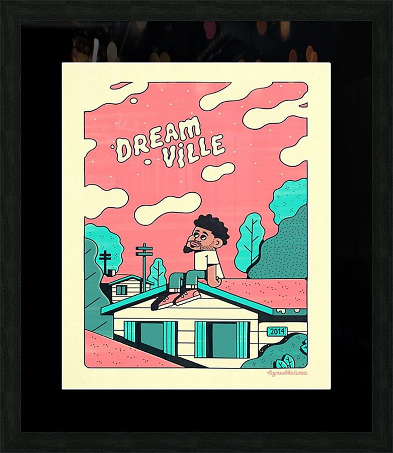 J. Cole 20 Picture Frame print