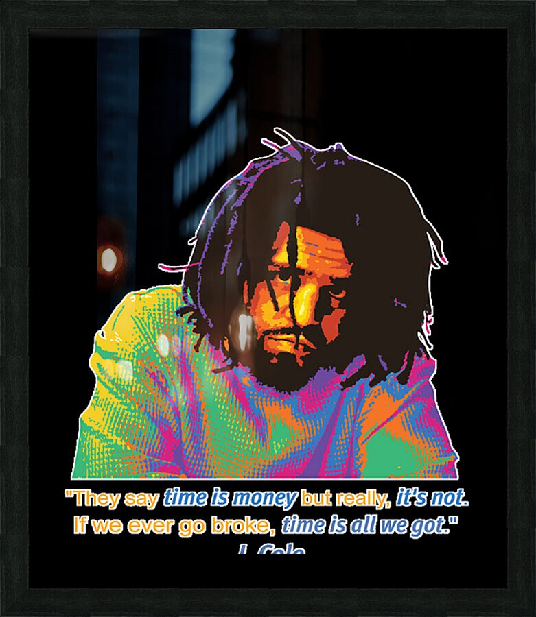 J. Cole 23 Picture Frame print