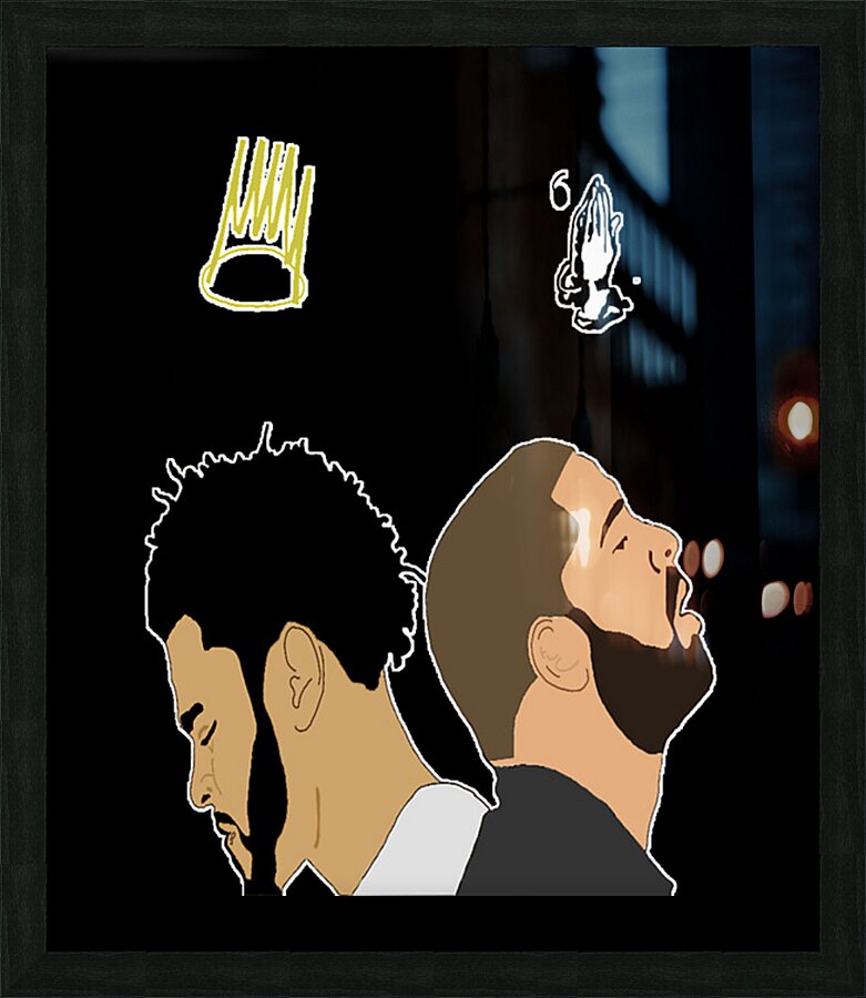 J. Cole 24 Picture Frame print
