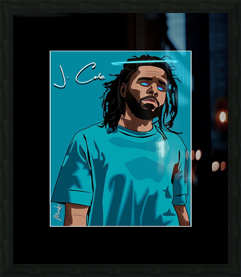 J. Cole 31 Picture Frame print