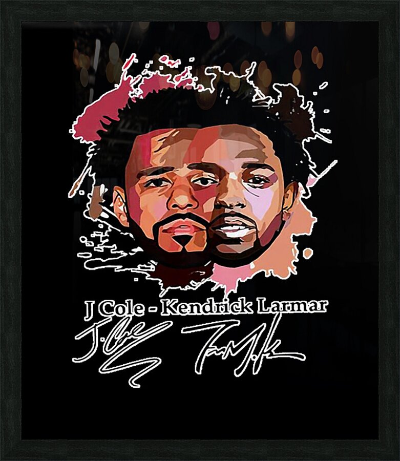 J. Cole 33 Picture Frame print