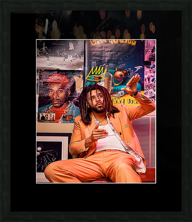 J. Cole 36 Picture Frame print