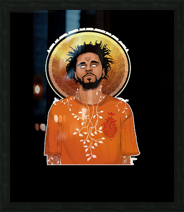 J. Cole 38 Picture Frame print