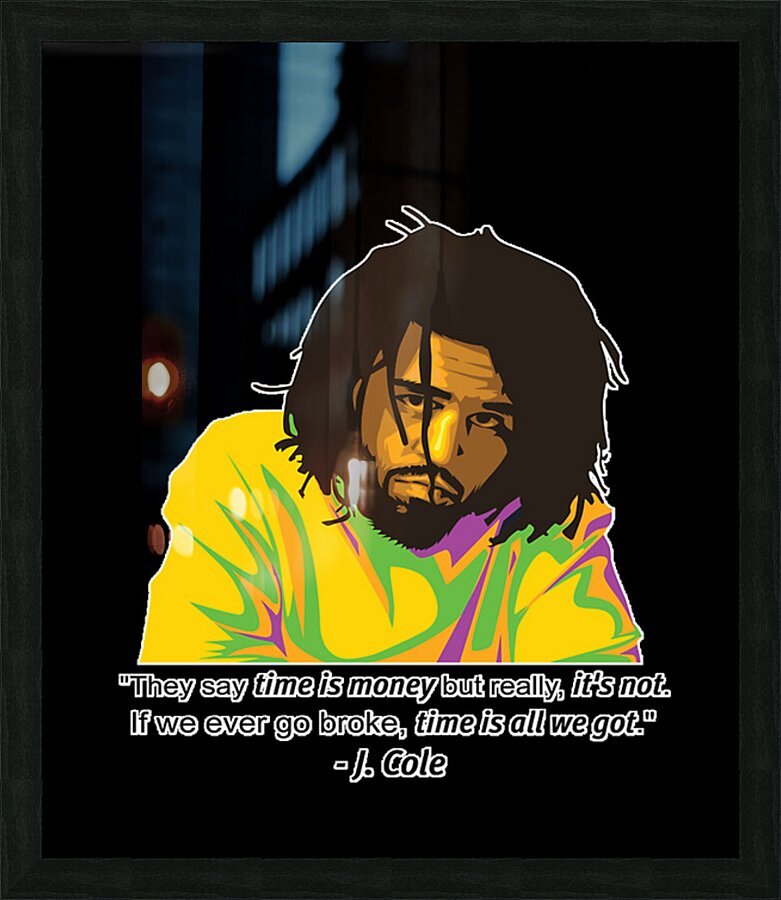 J. Cole 43 Picture Frame print