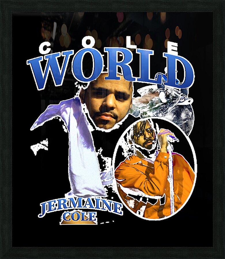 J. Cole 44 Picture Frame print