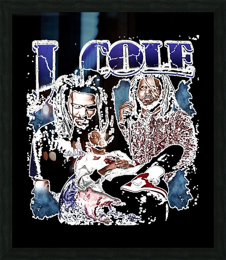 J. Cole 46 Picture Frame print