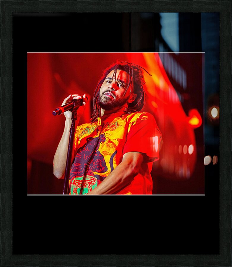 J. Cole 48 Picture Frame print