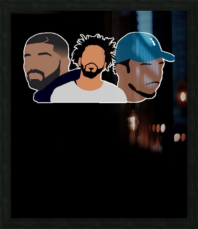 J. Cole 49 Picture Frame print
