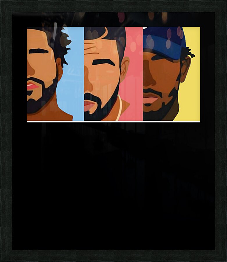 J. Cole 52 Picture Frame print