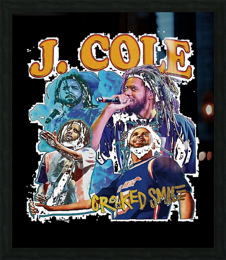 J. Cole 53 Picture Frame print