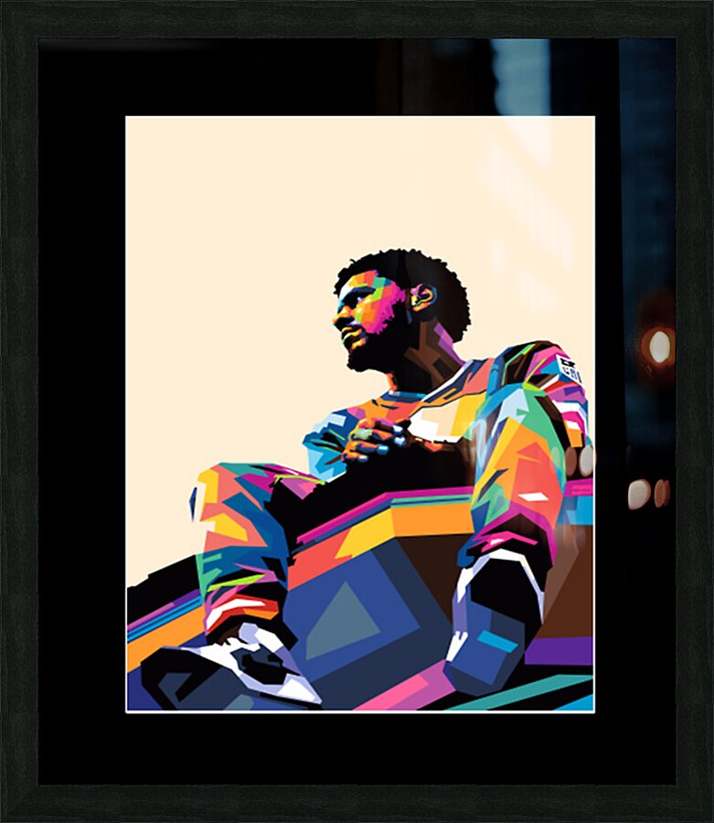 J. Cole 55 Picture Frame print