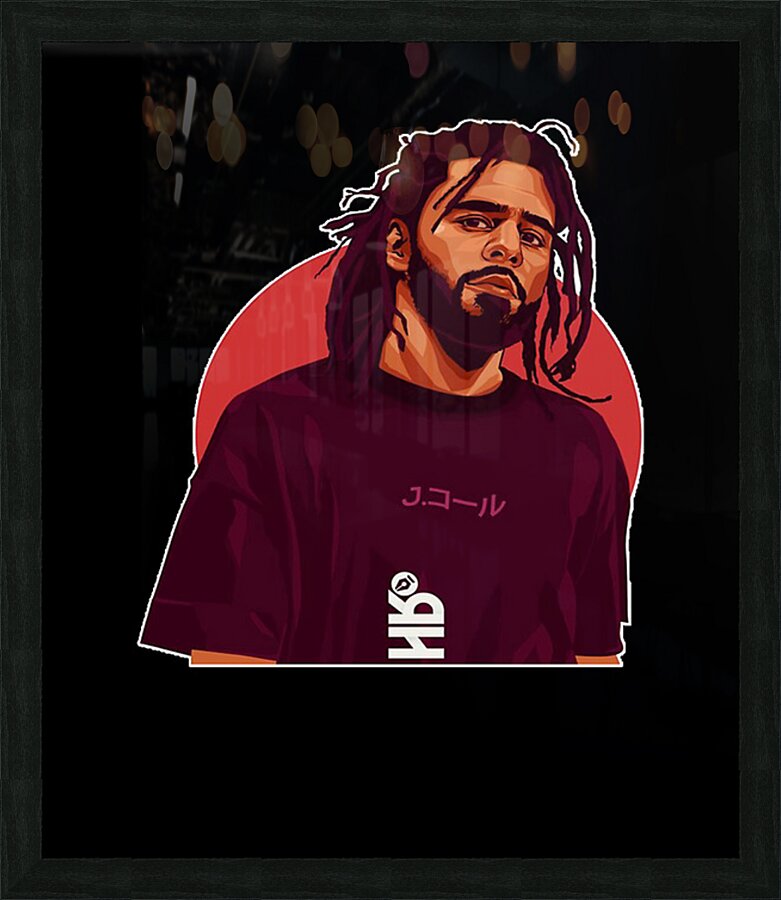 J. Cole 57 Picture Frame print
