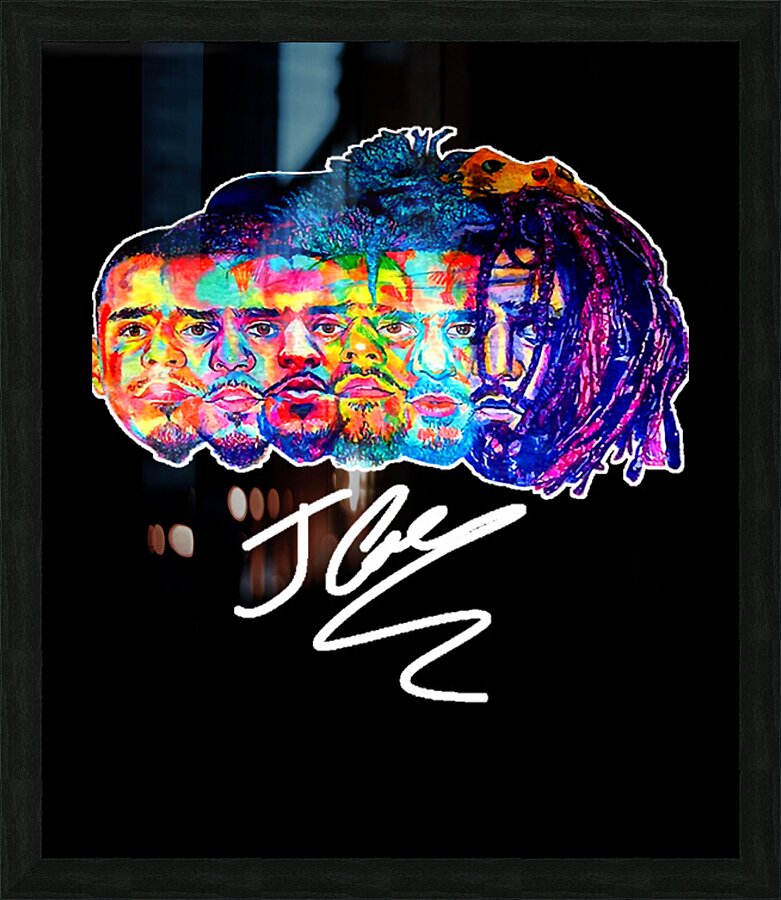 J. Cole 58 Picture Frame print