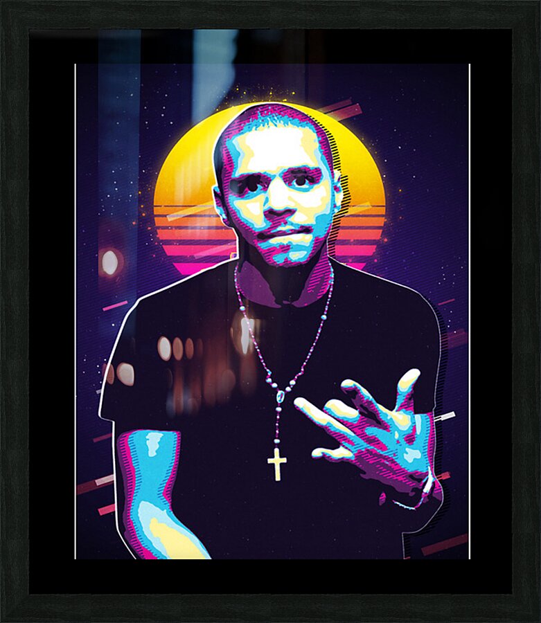 J. Cole 59 Picture Frame print
