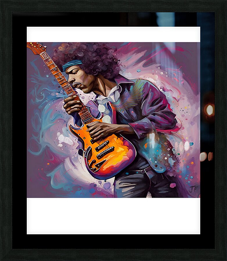 Jimi Hendrix 1 Picture Frame print