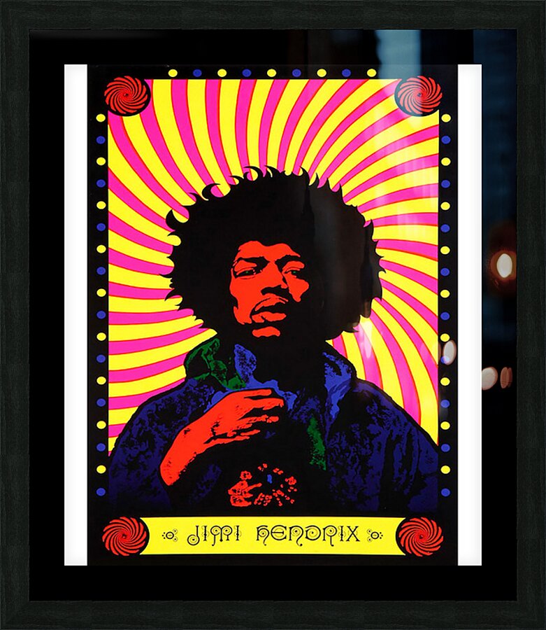 Jimi Hendrix 2 Picture Frame print