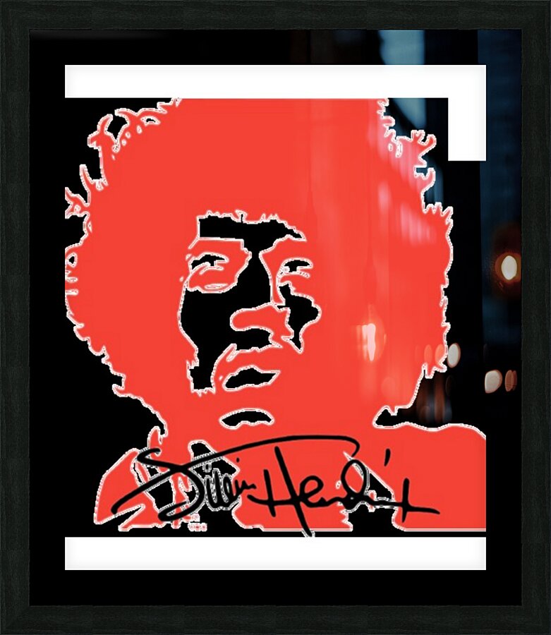 Jimi Hendrix 3 Picture Frame print