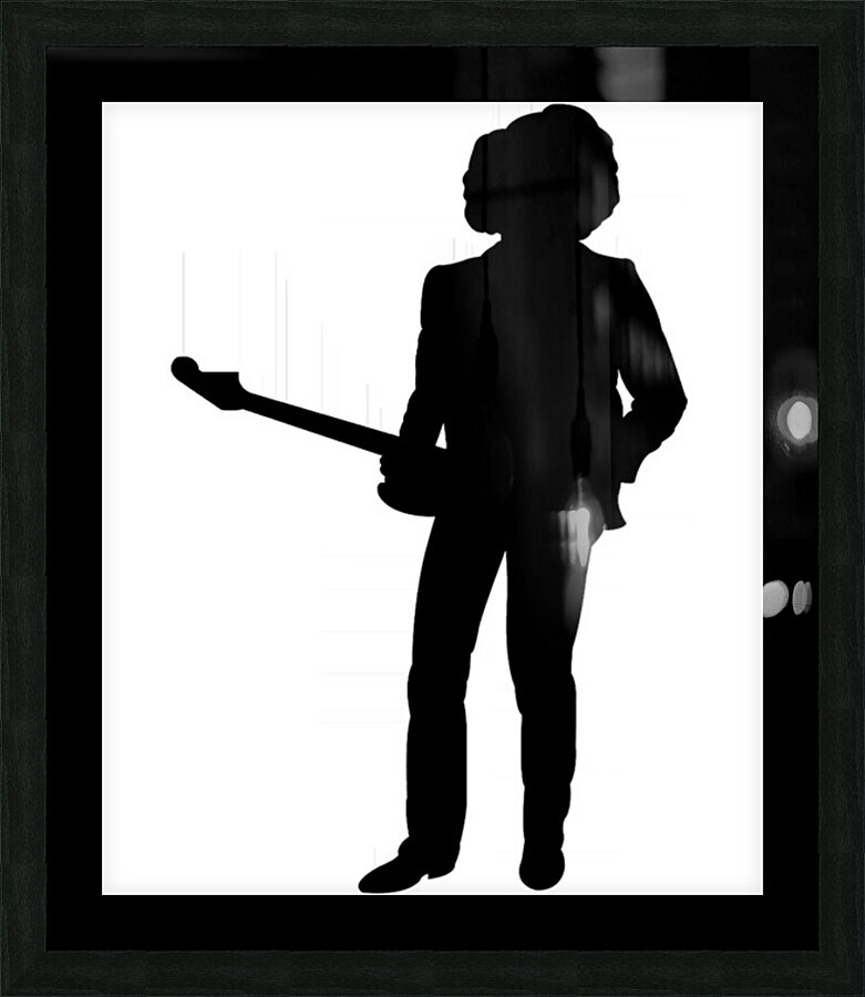 Jimi Hendrix 12 Picture Frame print
