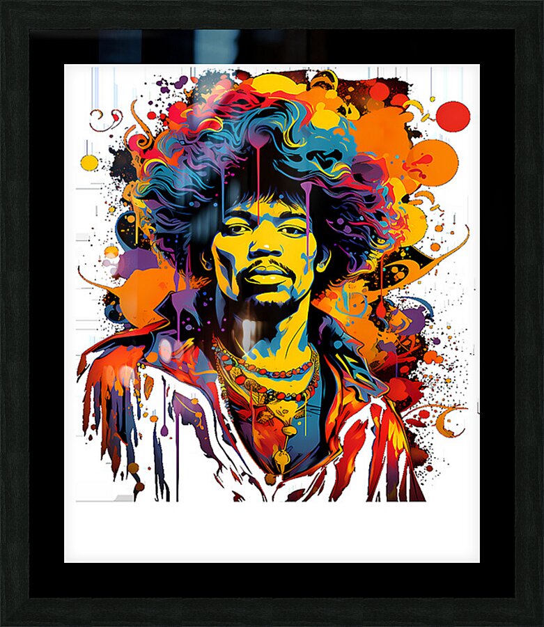 Jimi Hendrix 19 Picture Frame print