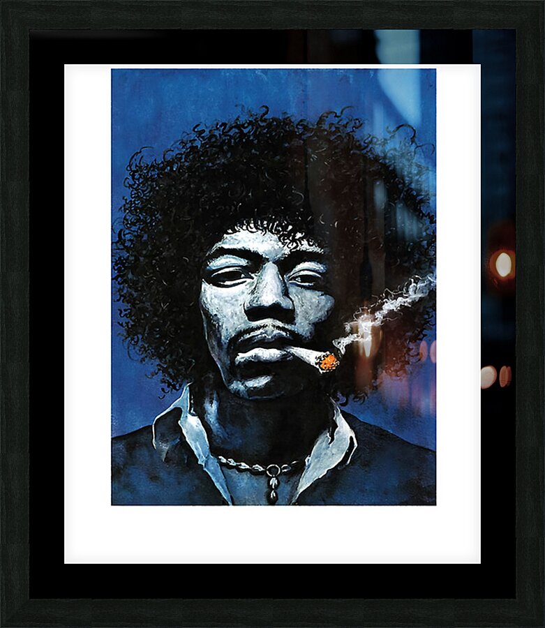 Jimi Hendrix 27 Picture Frame print