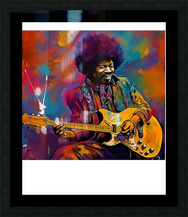 Jimi Hendrix 31 Picture Frame print
