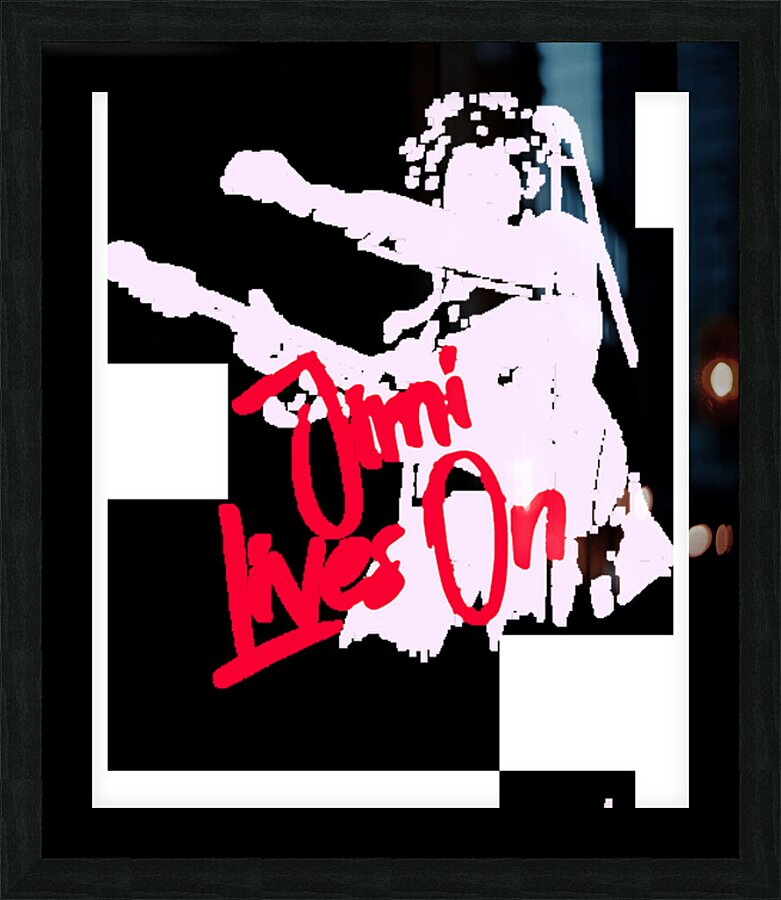 Jimi Hendrix 35 Picture Frame print