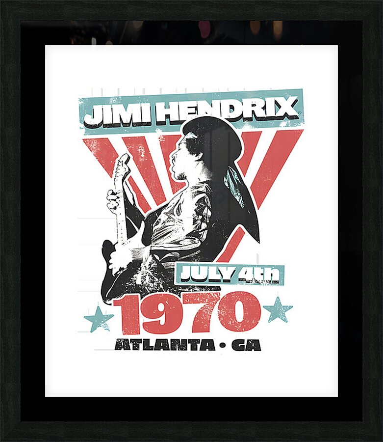 Jimi Hendrix 36 Picture Frame print
