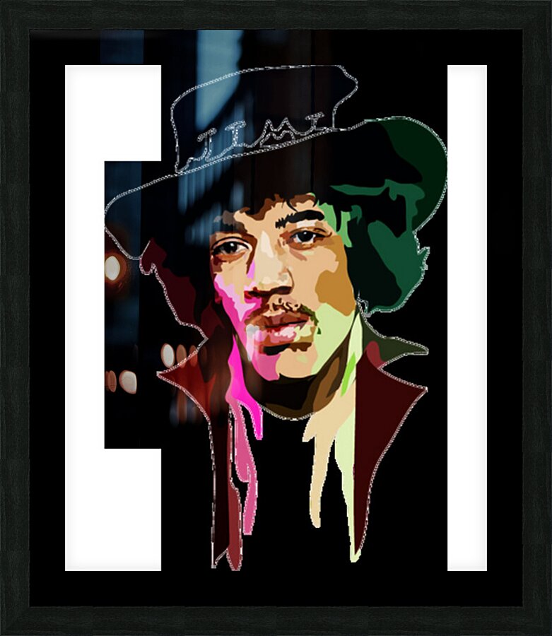 Jimi Hendrix 37 Picture Frame print