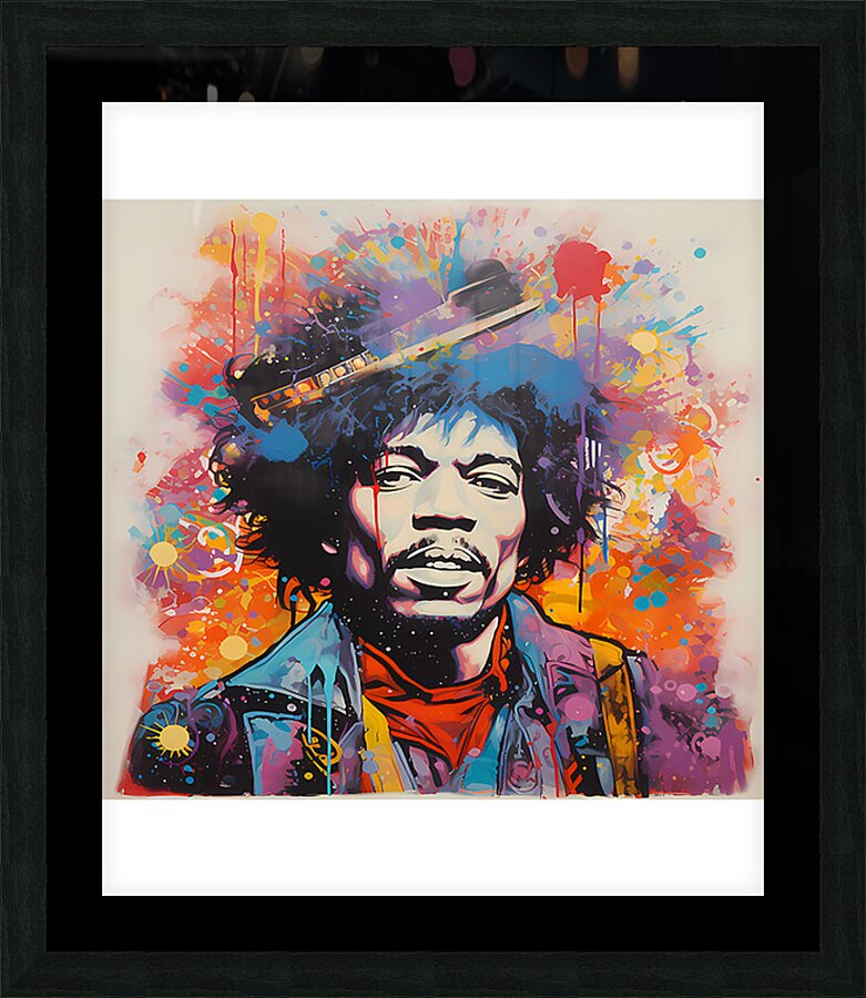 Jimi Hendrix 38 Picture Frame print