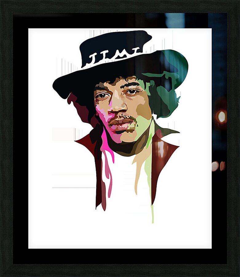 Jimi Hendrix 41 Picture Frame print