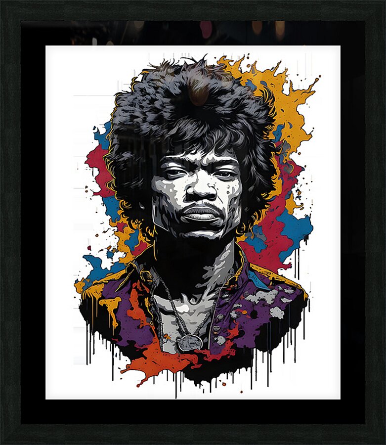 Jimi Hendrix 44 Picture Frame print