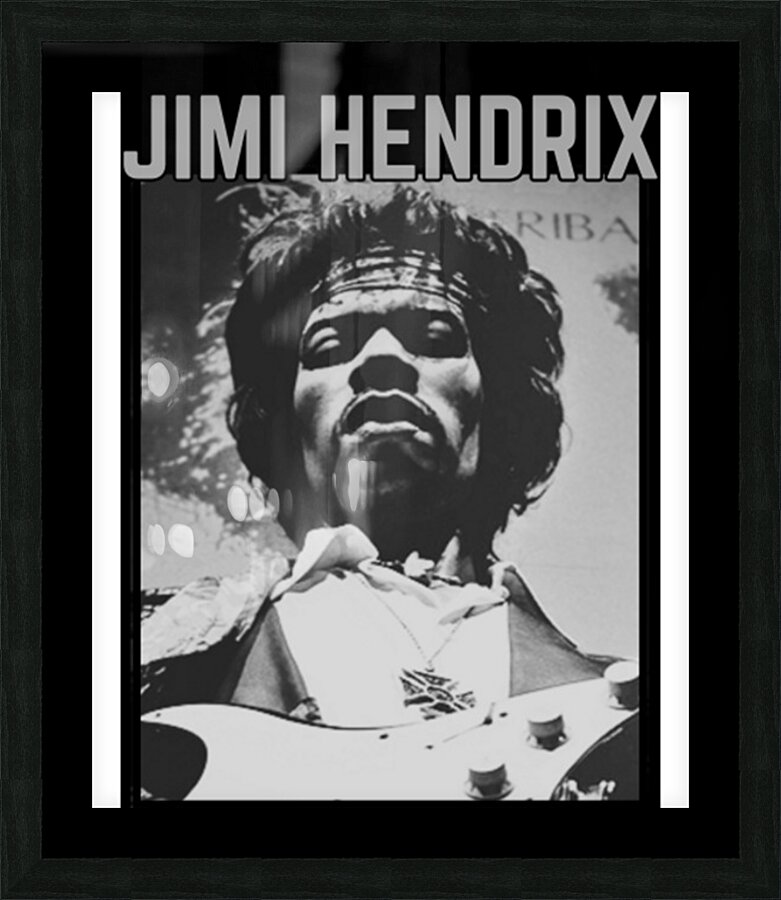 Jimi Hendrix 45 Picture Frame print