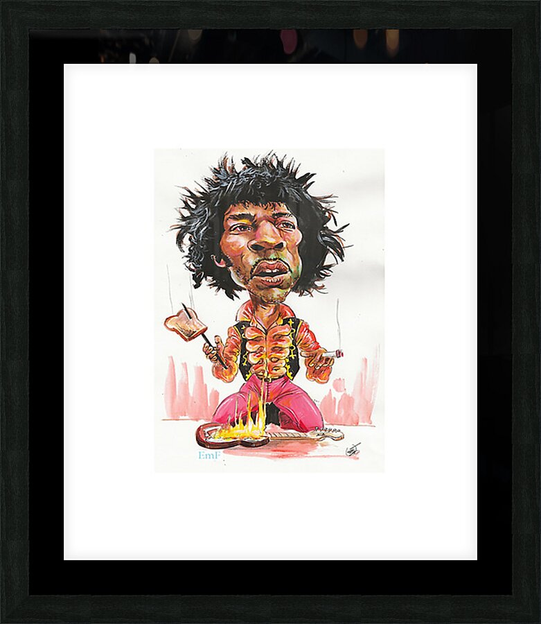 Jimi Hendrix 49 Picture Frame print