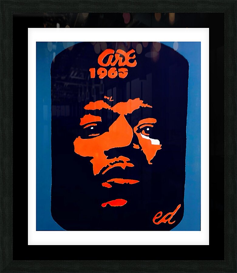 Jimi Hendrix 51 Picture Frame print